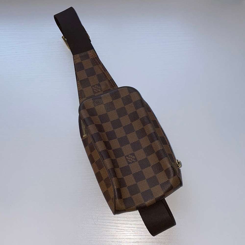 Louis Vuitton damier ebene geronimos belt bag ✨